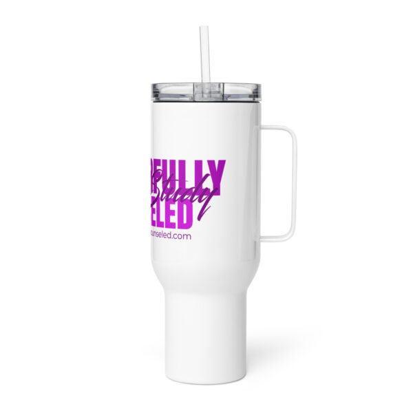 WONDERFULLY COUNSELED  Travel mug with a handle - Image 5