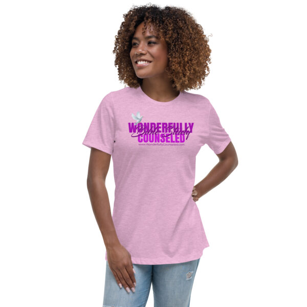 WONDERFULLY COUNSELED  Women's Relaxed T-Shirt - Image 2